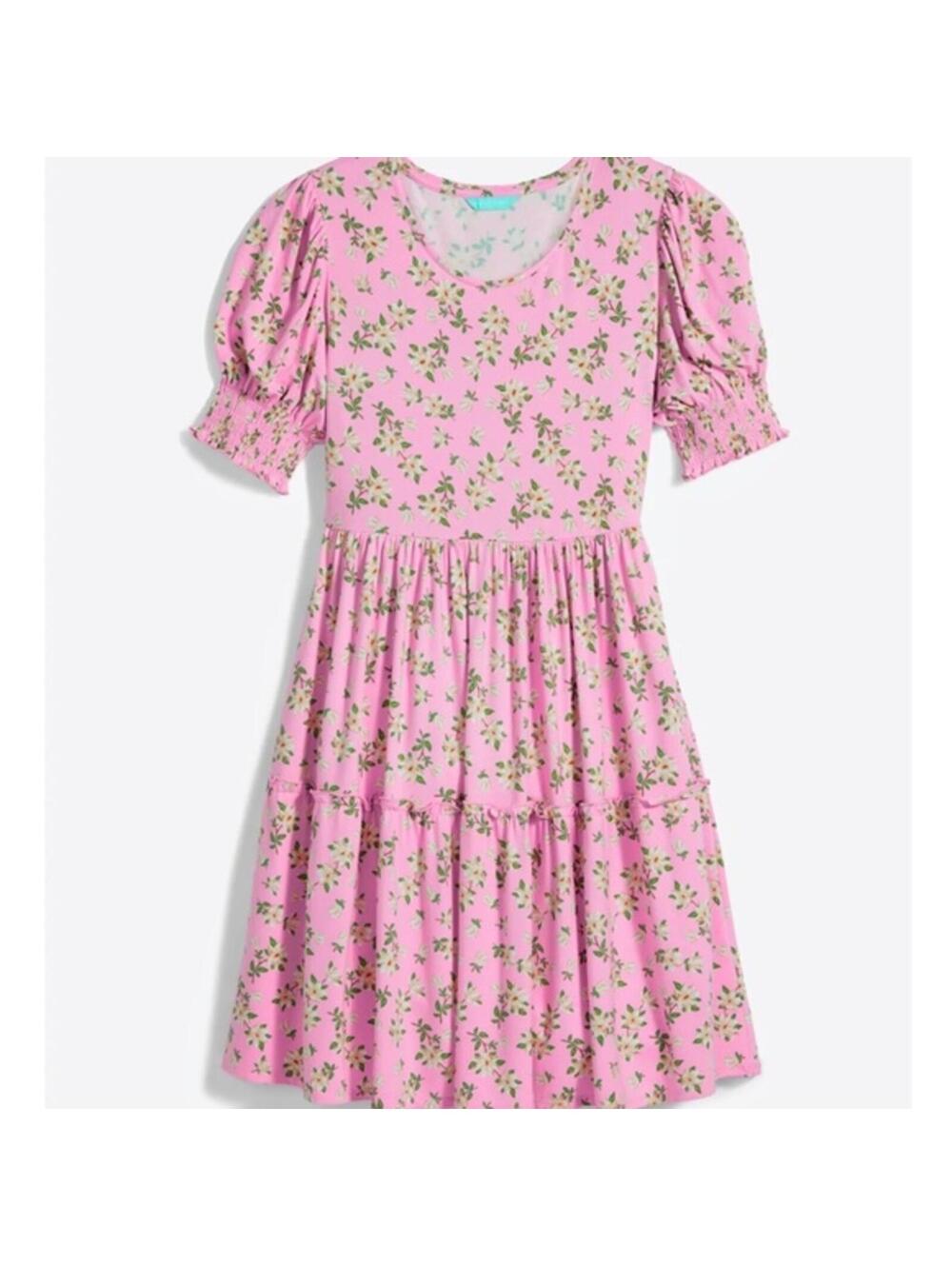 Draper James Lee Ann Magnolia Pink Multi Floral Dress Size S [COPY]